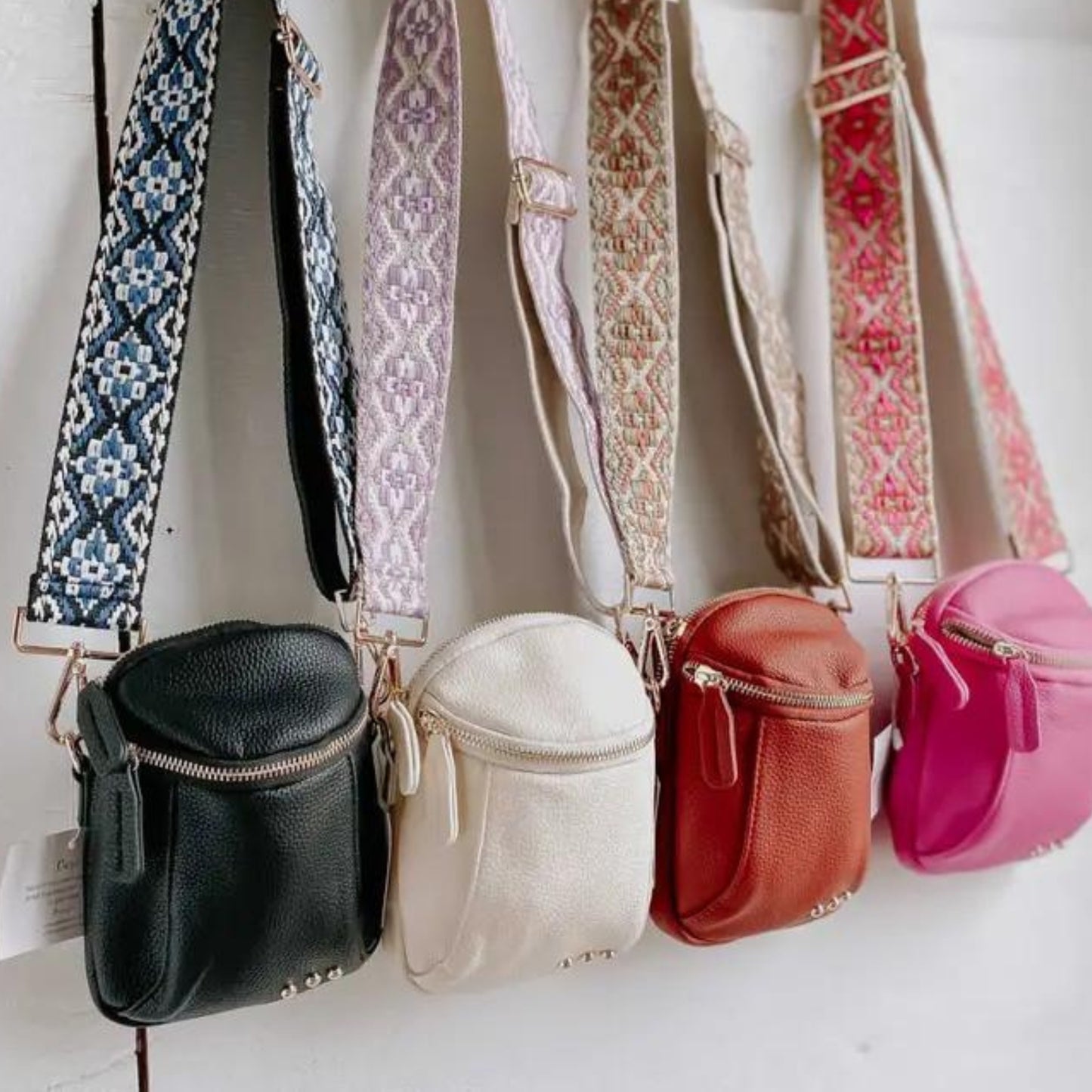 Crossbody Bag with Guitar Strap Small Crossbody Fashion Purse Shoulder Bag Guitar Strap Bag Boho Crossbody Sling Purse