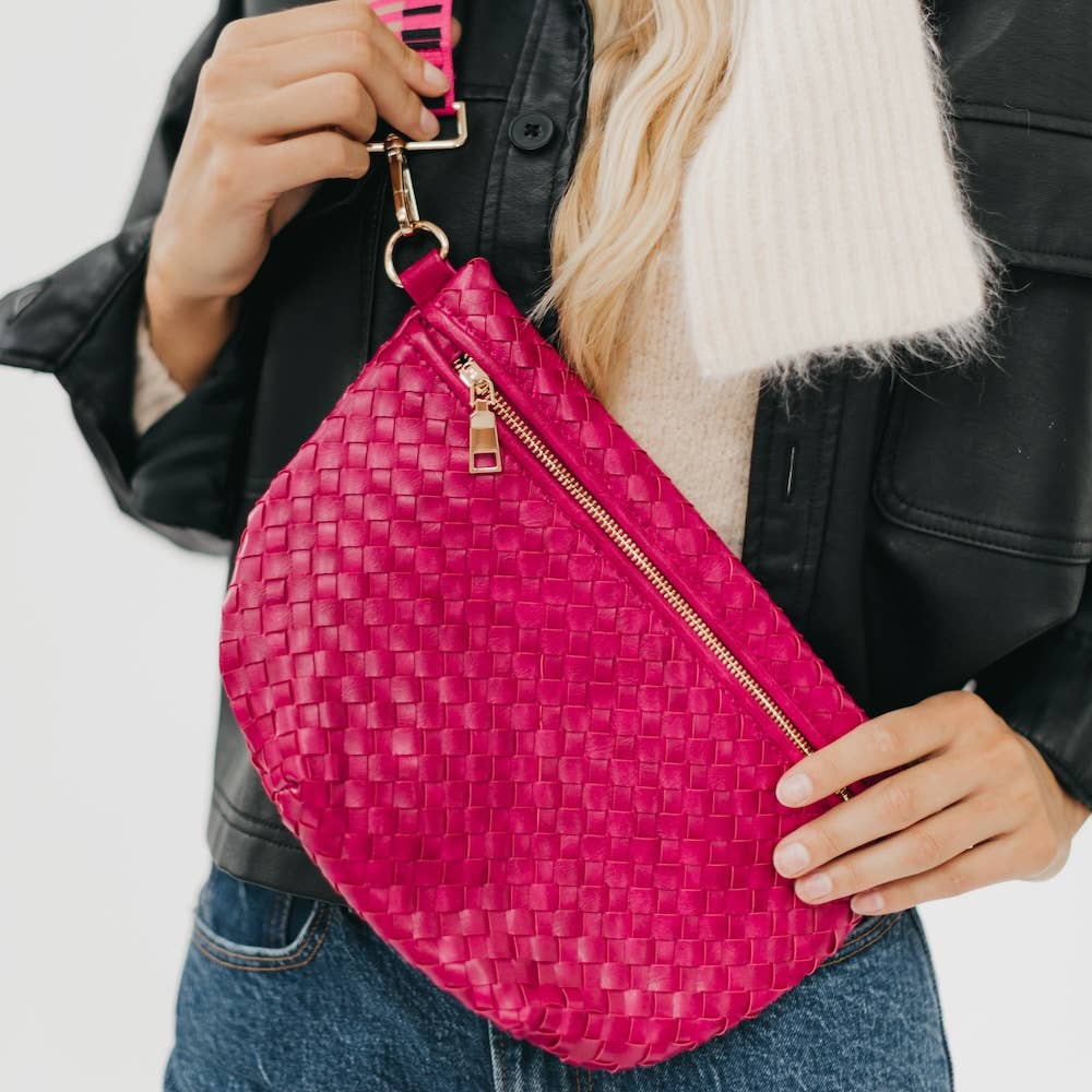 Woven Crossbody Bag Woven Shoulder Bag Woven Bag Woven Handbag Woven Crossbody Sling Bag Woven Sling Bag Woven Purse Woven Fanny Pack