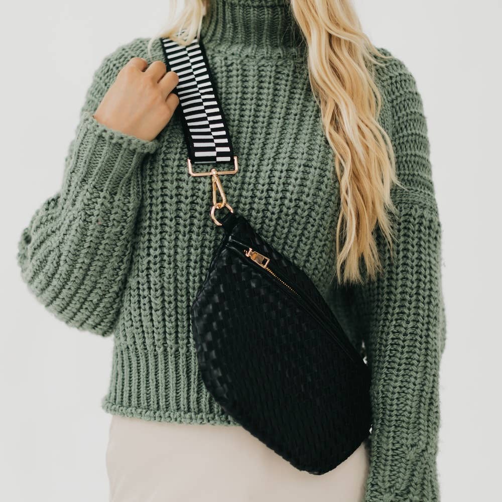 Woven Crossbody Bag Woven Shoulder Bag Woven Bag Woven Handbag Woven Crossbody Sling Bag Woven Sling Bag Woven Purse Woven Fanny Pack