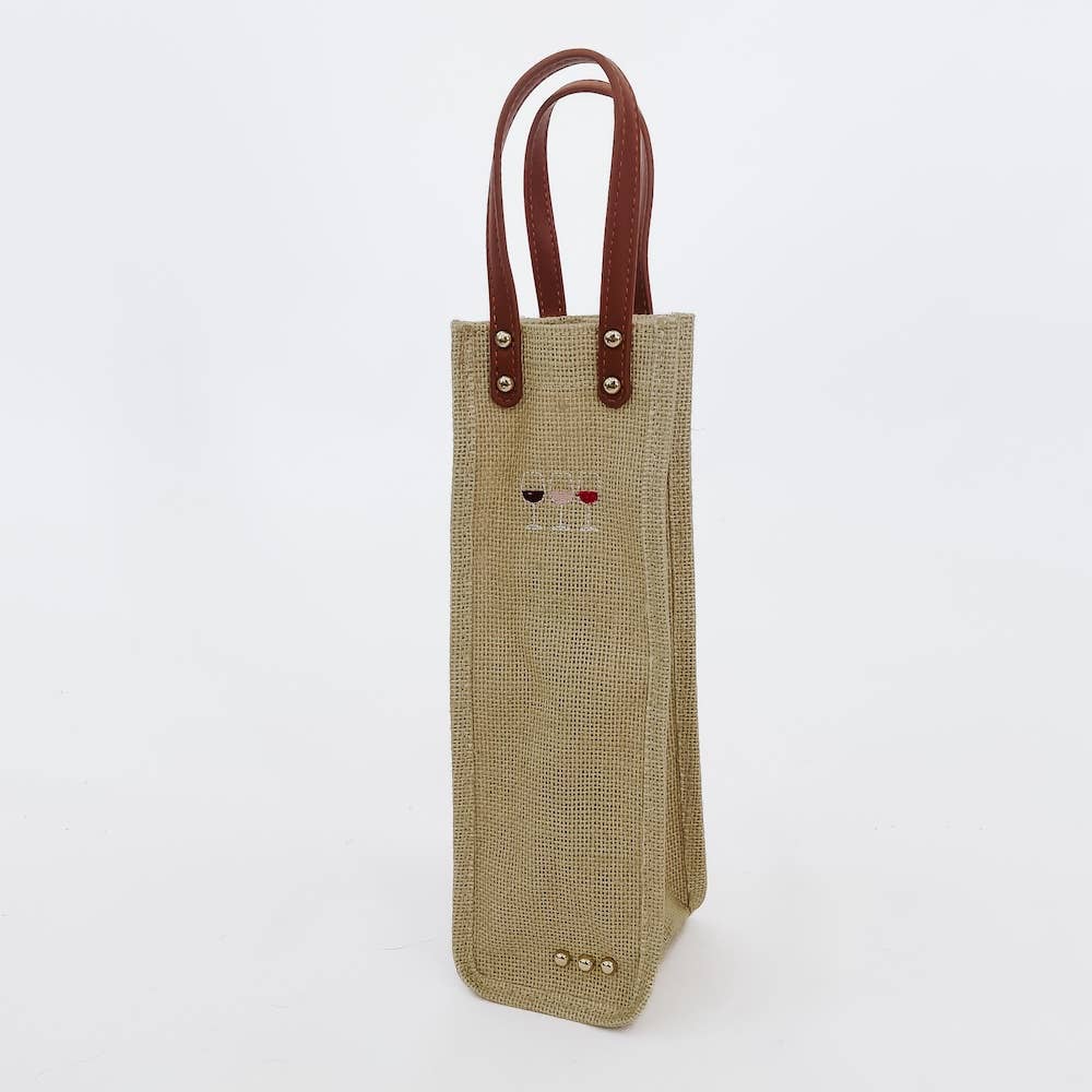 Gifted Canvas Reusable Wine Tote