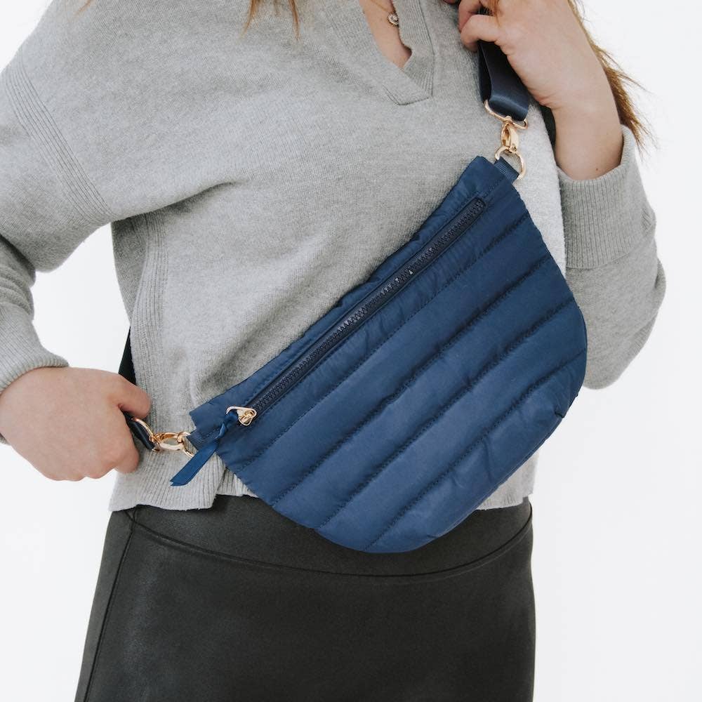 Puffer Belt Bag Puffer Sling Crossbody Quilted Puffer Shoulder Bag Crossbody Purse Women Purse Quilted Handbag