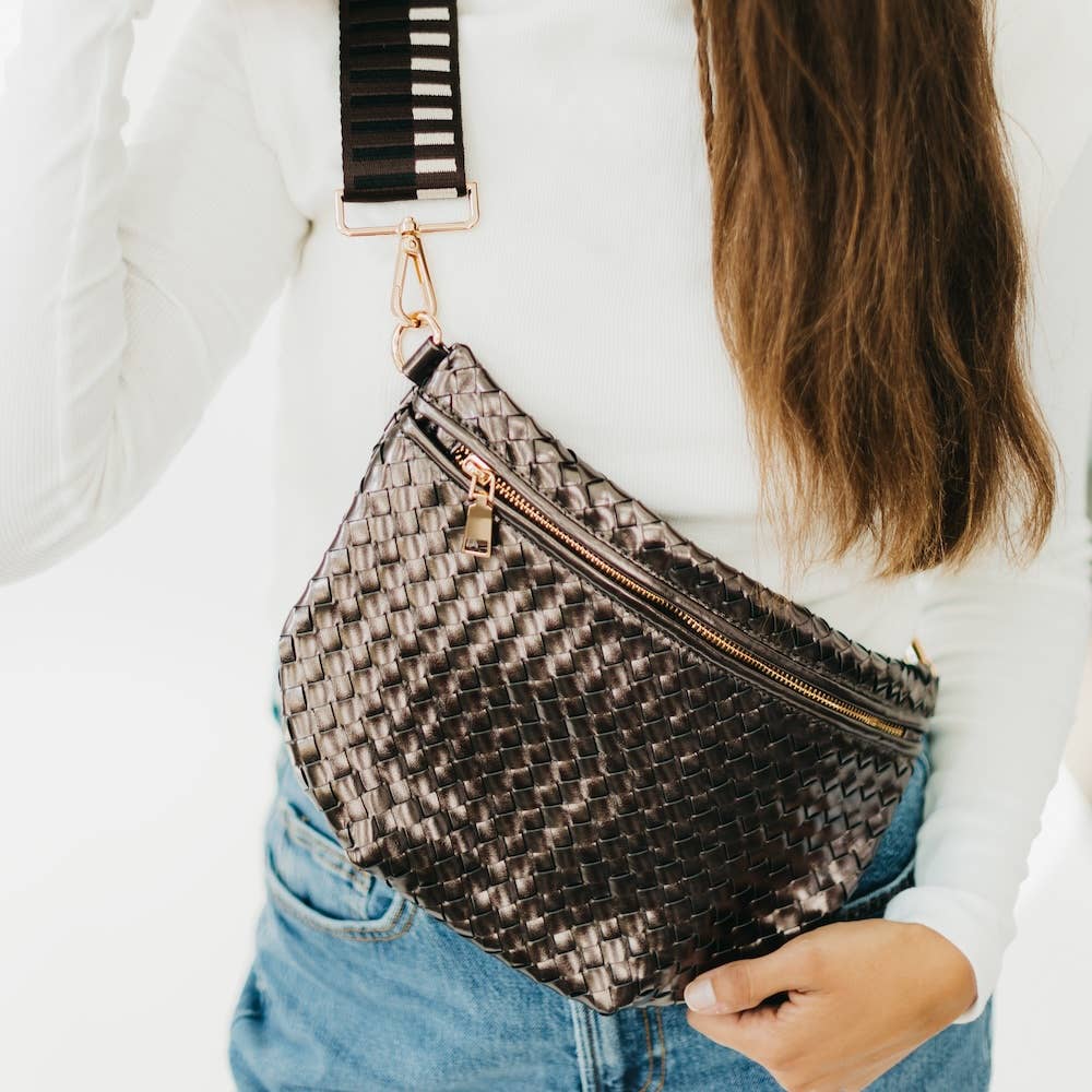 Woven Crossbody Bag Woven Shoulder Bag Woven Bag Woven Handbag Woven Crossbody Sling Bag Woven Sling Bag Woven Purse Woven Fanny Pack