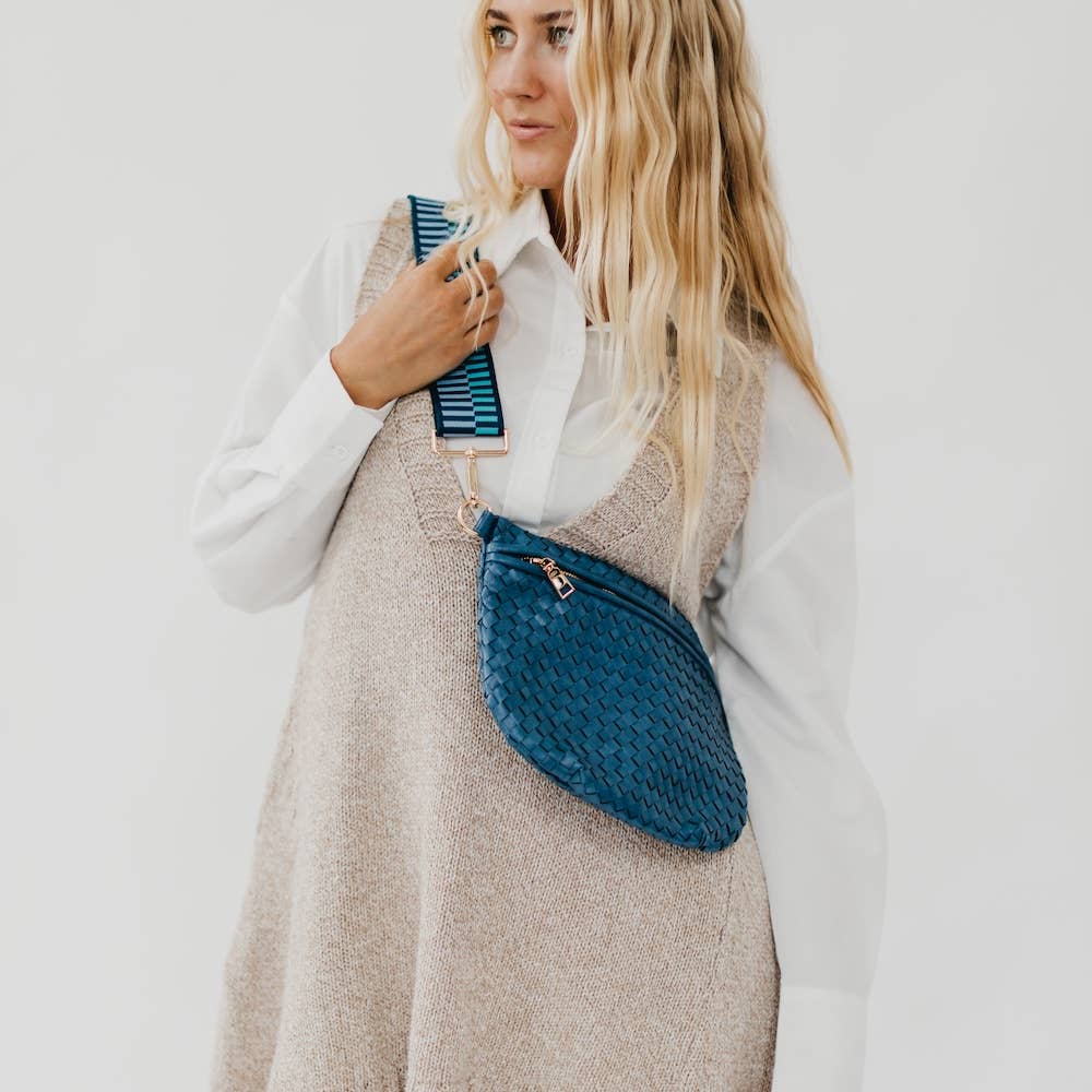 Woven Crossbody Bag Woven Shoulder Bag Woven Bag Woven Handbag Woven Crossbody Sling Bag Woven Sling Bag Woven Purse Woven Fanny Pack