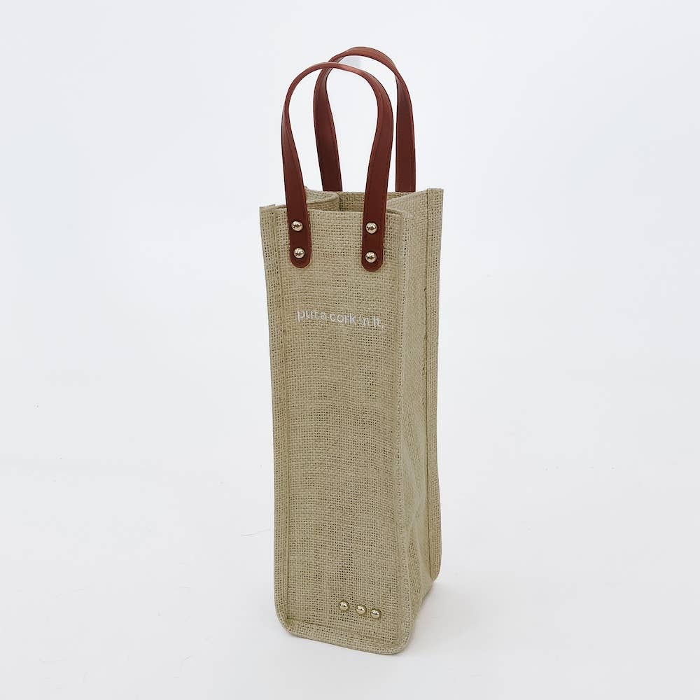 Gifted Canvas Reusable Wine Tote