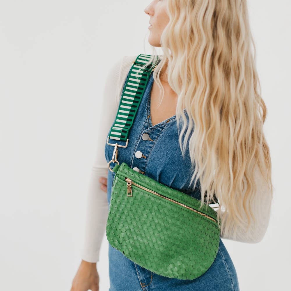 Woven Crossbody Bag Woven Shoulder Bag Woven Bag Woven Handbag Woven Crossbody Sling Bag Woven Sling Bag Woven Purse Woven Fanny Pack