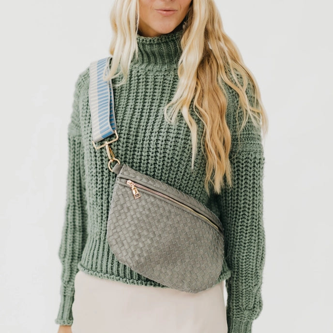 Woven Crossbody Bag Woven Shoulder Bag Woven Bag Woven Handbag Woven Crossbody Sling Bag Woven Sling Bag Woven Purse Woven Fanny Pack